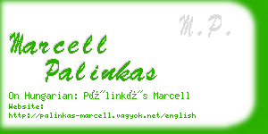 marcell palinkas business card